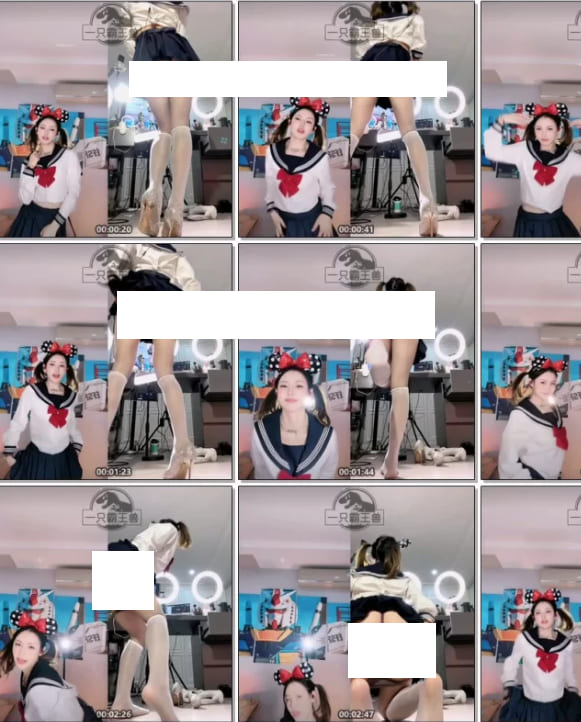 抖音双视角 一只霸王兽，顶级擦边球!直播 疯狂颤抖
