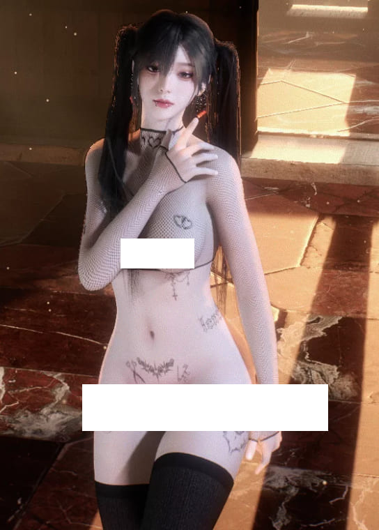 女团舞蹈 双马尾 黑丝 3D 八月六日[3D]